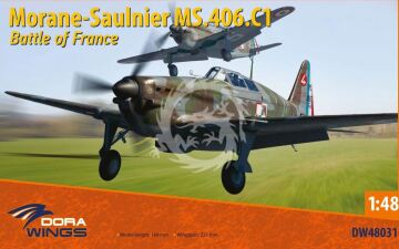 PREORDER - Morane-Saulnier MS.406C.1 Battle of France - Dora Wings 48031 skala 1/48