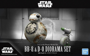 BB-8 & D-0 DIORAMA SET 1/12 bandai