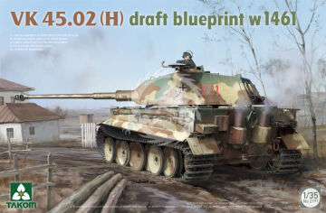 PRZEDSPRZEDAŻ - VK 45.02 (H) Draft Blueprint 1461 Takom TAK2191 skala 1/35