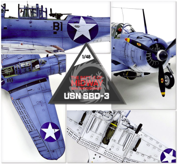 USN SBD-3 The Battle of Midway 80th Anniversary Academy 12345 1/48