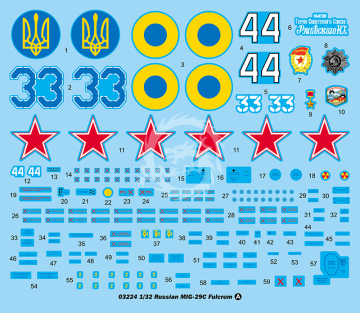 Russian MiG-29C Fulcrum Trumpeter 03224 skala 1/32