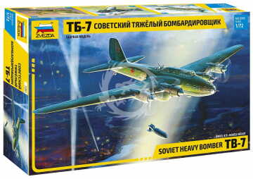 Model plastikowy TB-7 (Pe-8) Zvezda 7291 skala 1/72