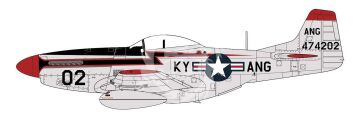  North American F-51D Mustang Airfix A02047A skala 1/72