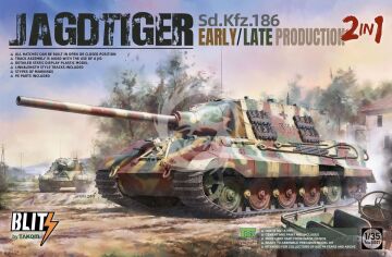Sd.Kfz.186 Jagdtiger Early/Late Production (2 in 1) - Takom 8001 skala 1/35