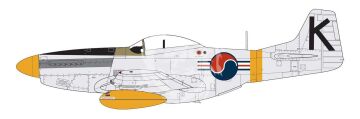  North American F-51D Mustang Airfix A02047A skala 1/72