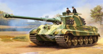 PRZEDSPRZEDAZ - Pz.Kpfw.VI Sd.Kfz.182 Tiger II (Henschel 105mm) - Trumpeter 00949 skala 1/16