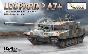 German main battle tank Leopard 2A7+ Vespid Models VS720015 skala 1/72