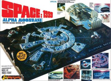 Space 1999 Moonbase Alpha 1/115 oraz 1/2000 MPC803