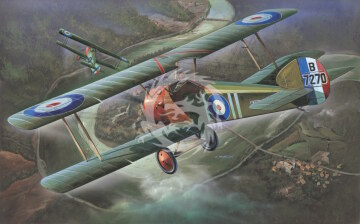 Model plastikowy The Fighter of World War I Sopwith Camel F.1 Academy 12109 skala 1/32