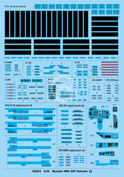 Russian MiG-29C Fulcrum Trumpeter 03224 skala 1/32