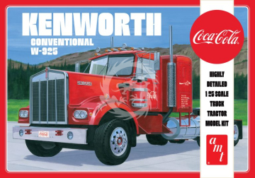 Ciężarówka Kenworth Conventional W-925 Coca-Cola AMT 1286 skala 1/25