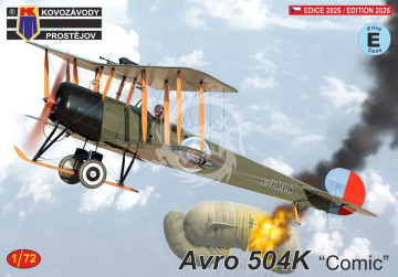 Avro 504K Comic - Kovozavody prostejov KPM0494 skala 1/72