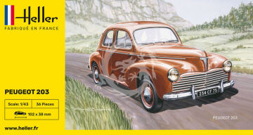 Peugeot 203 -  Heller 80160 skala 1/43 