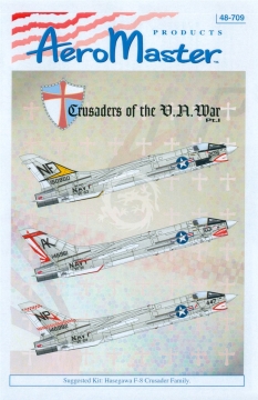 Zestaw kalkomanii Crusaders of the V.A. War Pt.I AeroMaster 48-709 skala 1/48