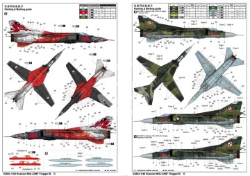 MiG-23MF Flogger-B Trumpeter 02854 skala 1/48