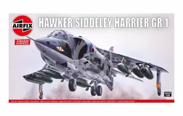 PROMOCYJNA CENA - Hawker Siddeley Harrier GR.1 Vintage Classic Airfix   A18001V skala 1/24