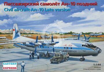 Antonov An-10 late Aeroflot Eastern Express EE14485 w 1/144