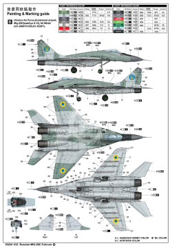 Russian MiG-29C Fulcrum Trumpeter 03224 skala 1/32