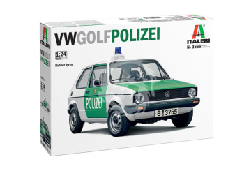 VW Golf Polizei Italeri  3666 skala 1/24