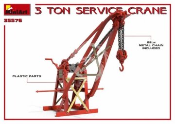 3 Ton Service Crane - MiniArt 5576 skala 1/35