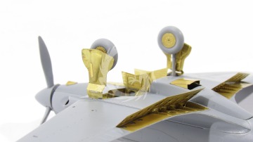 Elementy fototrawione, klapy do MiG-3 (ICM, ARC), Microdesign, MD048025, skala 1/48