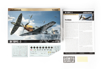 Bf 109E-3 ProfiPack Eduard 7032 skala 1/72