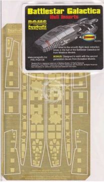 PGX138 Battlestar Galactica Hull Inserts - 1/4105 scale Paragrafix