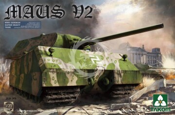 WWII German Super Heavy Tank Maus V2 Takom 2050 skala 1/35