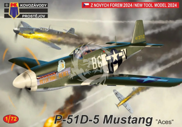 P-51D-5 Mustang Aces - Kovozavody prostejov KPM0483 skala 1/72