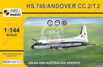 Hawker-Siddeley HS.748/Andover CC.2/T.2 Asian & Australian Service Mark I MKM144121 skala 1/144