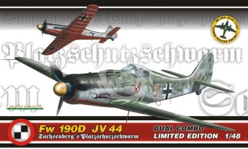 Fw 190D JV44 Sachsenberg’s Platzschutzschwarm Eduard 1154 skala 1/48