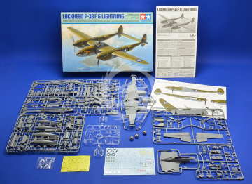 Model plastikowy Lockheed P-38 F/G Lightning Tamiya 61120 skala 1/48