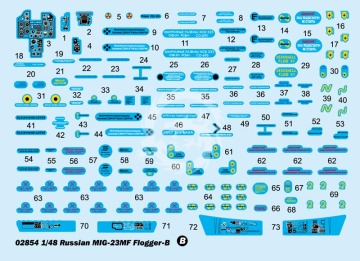 MiG-23MF Flogger-B Trumpeter 02854 skala 1/48