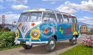 PROMOCJA - NA ZAMÓWIENIE VW T1 Samba Bus Flower Power Revell 07050 skala 1/24