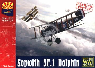 Model plastikowy Sopwith 5F.1 Dolphin Premium Edition Copper State Models CSM 1026P skala 1/48