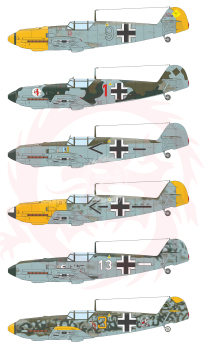 Bf 109E-3 ProfiPack Eduard 7032 skala 1/72