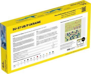 Starter Kit Su-27 UB/P Ukraine Heller 56371 skala 1/72