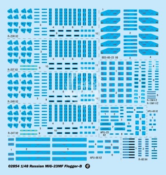 MiG-23MF Flogger-B Trumpeter 02854 skala 1/48