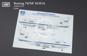 -B-747SP Stratospheric Observatory for Infrared Astronomy, SOFIA AMP 144-014 skala 1/144