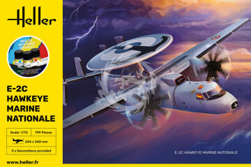 PRZEDSPRZEDAZ -  STARTER KIT E-2C Hawkeye Marine Nationale - Heller 58302 skala 1/72 