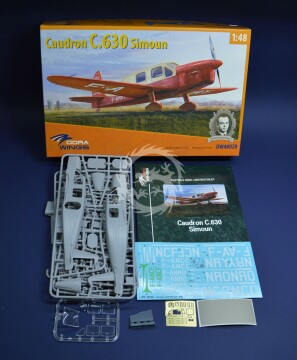 Model plastikowy Caudron C.630 Simoun Dora Wings DW48028 skala 1/48