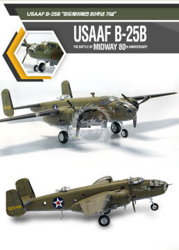 USAAF B-25B Battle of Midway 80th Anniversary Academy 12336 skala 1/48