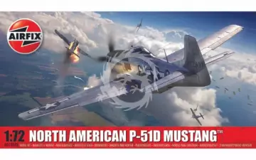 North American P-51D Mustang Airfix A01004B skala 1/72