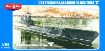  WWII Soviet S-Class (Srednyaya Class) Submarine MikroMir 350-002 skala 1/350