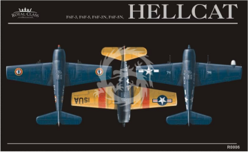 Hellcat (F6F-3, F6F-5, F6F-3N, F6F-5N) Royal Class / Dual Combo Eduard R0006 skala 1/48