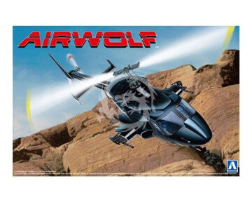 Airwolf with optional clear body Aoshima 063521 skala 1/48