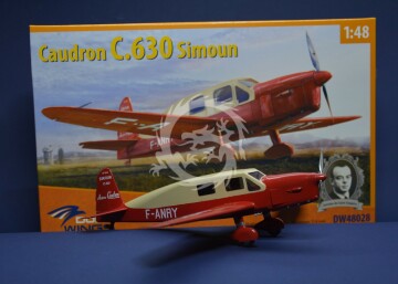 Model plastikowy Caudron C.630 Simoun Dora Wings DW48028 skala 1/48