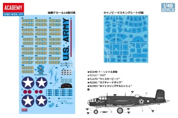 USAAF B-25B Battle of Midway 80th Anniversary Academy 12336 skala 1/48