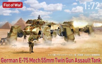 PRZEDSPRZEDAŻ - German e75 Mech twin 50mm guns assault tank Modelcollect UA72354 skala 1/72