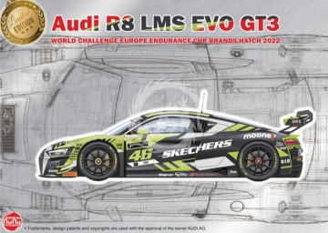 PRZEDSPRZEDAŻ - Audi R8 LMS GT3 World Challenge Europe Imola 2022 NuNu Model Kit PN24044 skala 1/24